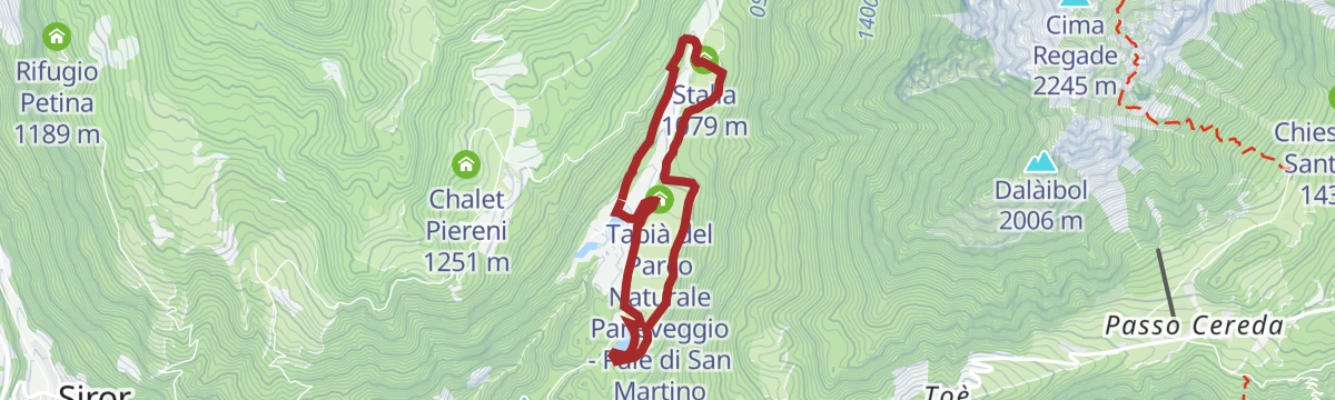 Route map: Muse Fedaie - Tour 2264